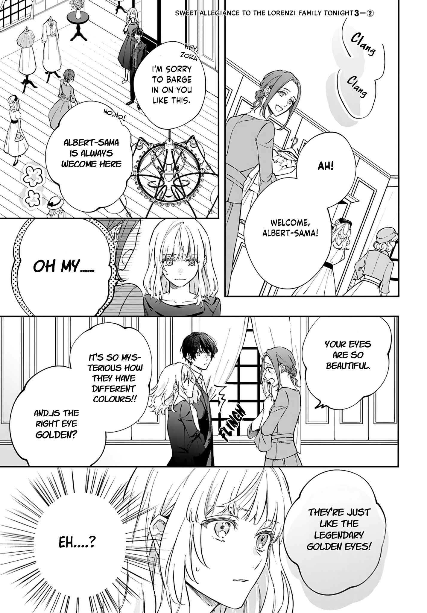 Page 1 Chapter 3.2 Koyoi, Lorenzi-ke de Kanbi naru Chuusei wo