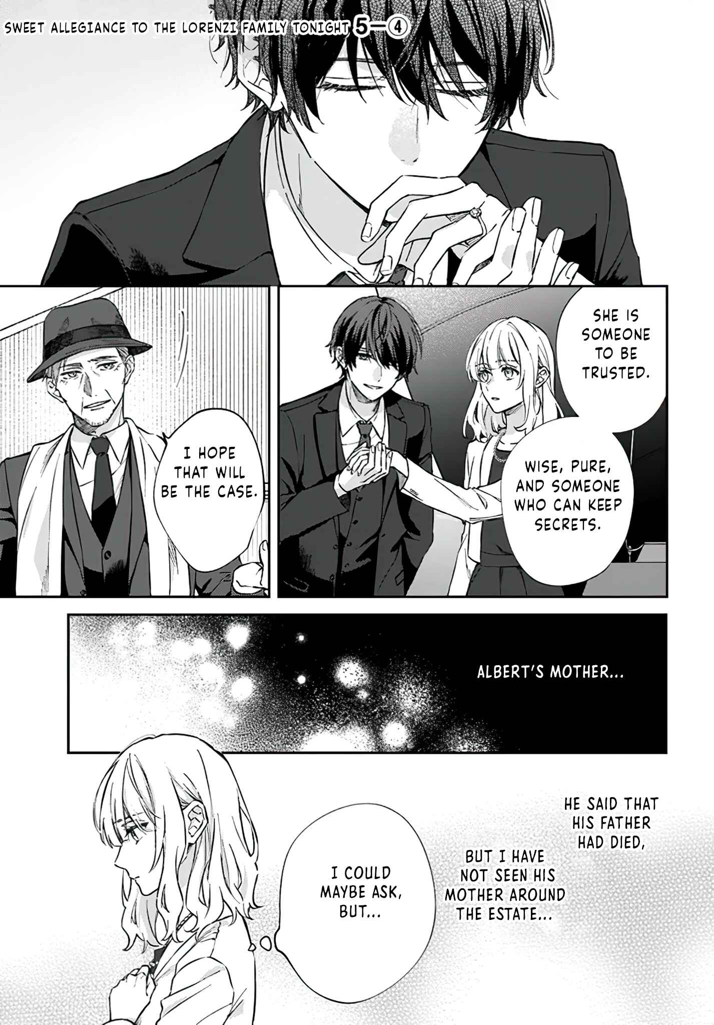 Page 1 Chapter 5.4 Koyoi, Lorenzi-ke de Kanbi naru Chuusei wo
