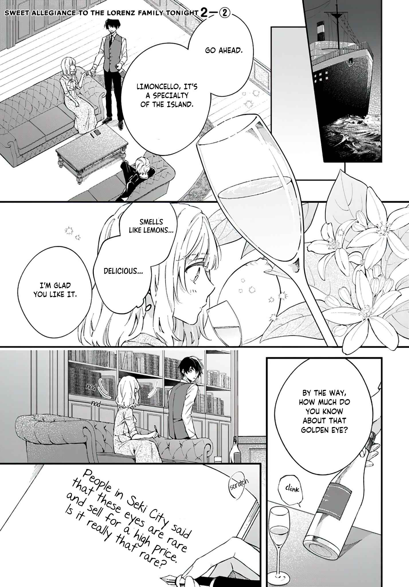 Page 1 Chapter 2.2 Koyoi, Lorenzi-ke de Kanbi naru Chuusei wo