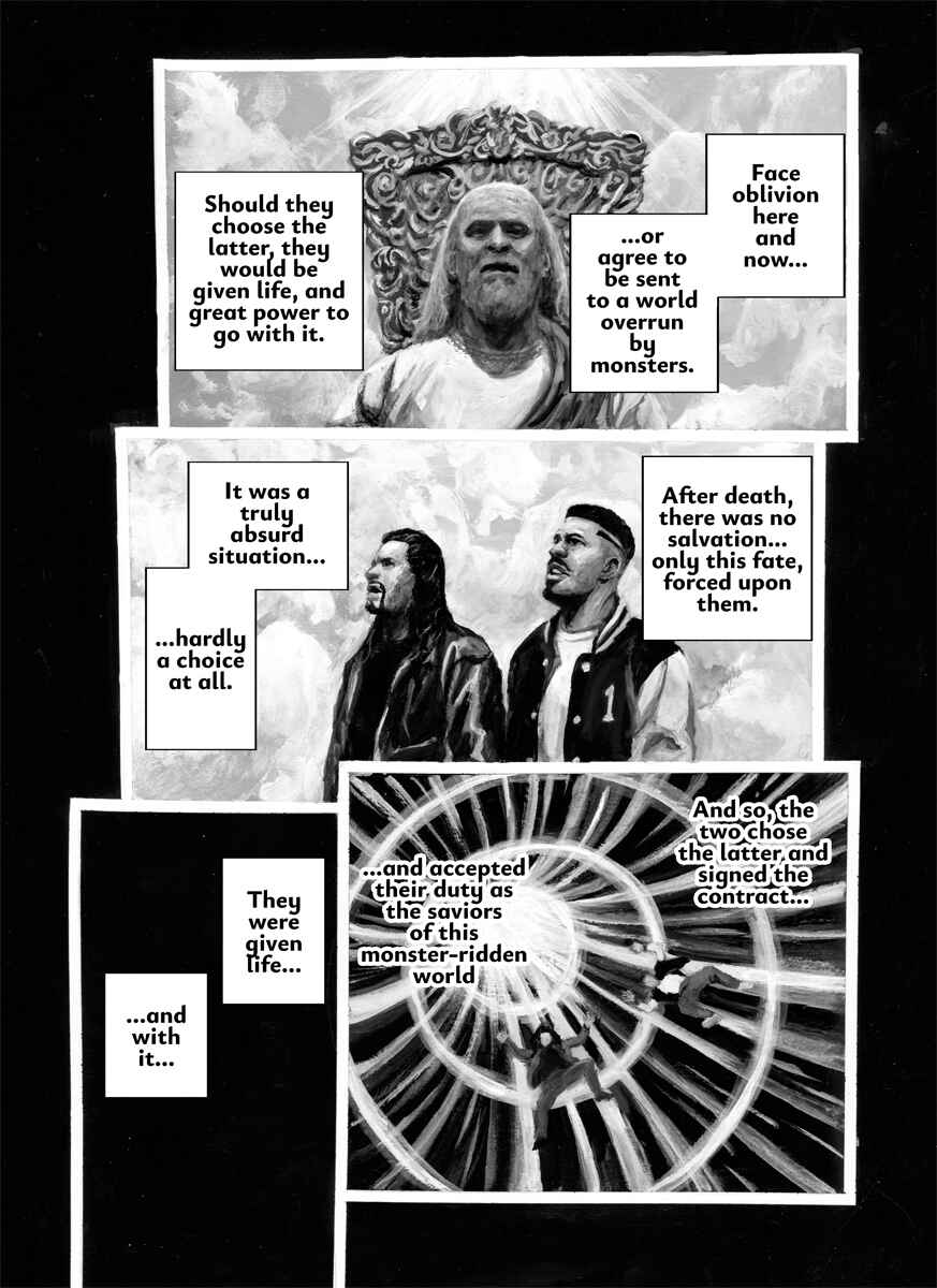 Page 9 Chapter Unknown_2bb2 We Were Reincarnated Into a World Overrun by Monsters, but It’s No Big Deal Because God Gave Us a Deck of Mysterious Cards That Enable Incredible Transformations, So We’re Going To Work Together To Save This World: The Manga