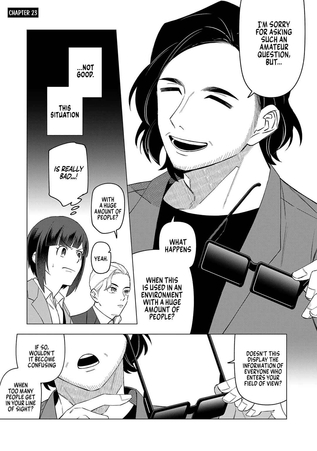 Page 1 Chapter 23 E, Shanai System Subete Wanope shiteiru Watashi wo Kaiko desu ka?