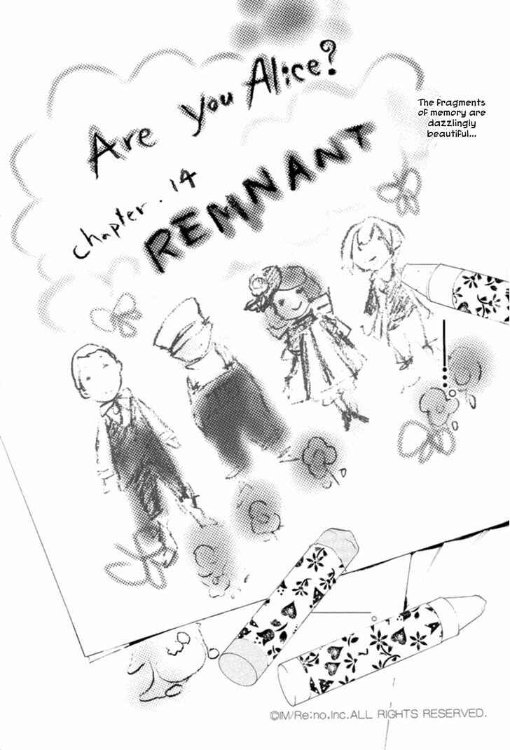 Page 1 Chapter 14 Are You Alice?
