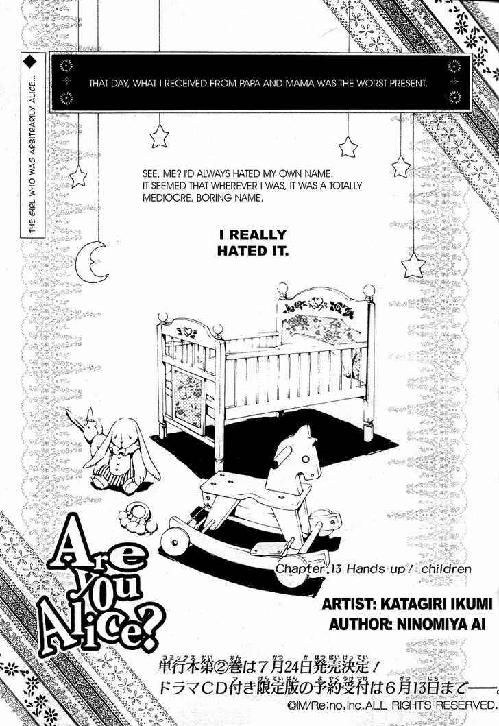Page 2 Chapter 13 Are You Alice?