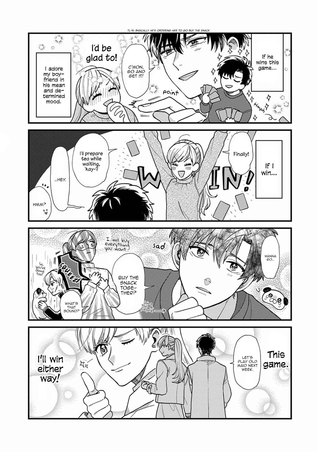 Page 14 Chapter 4 Kareshi no Koto ga Suki Sugite Kyou mo Zenryoku de Ikiru!!!