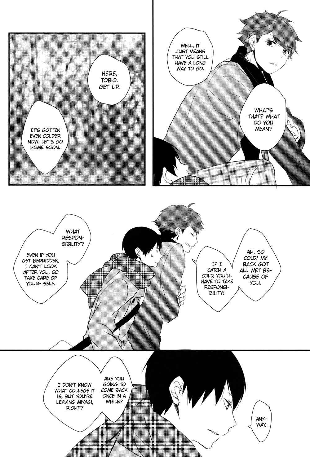 Page 11 Chapter Unknown_5fb5 Haikyuu!! - Fuyu Michi Sanpo (Doujinshi)