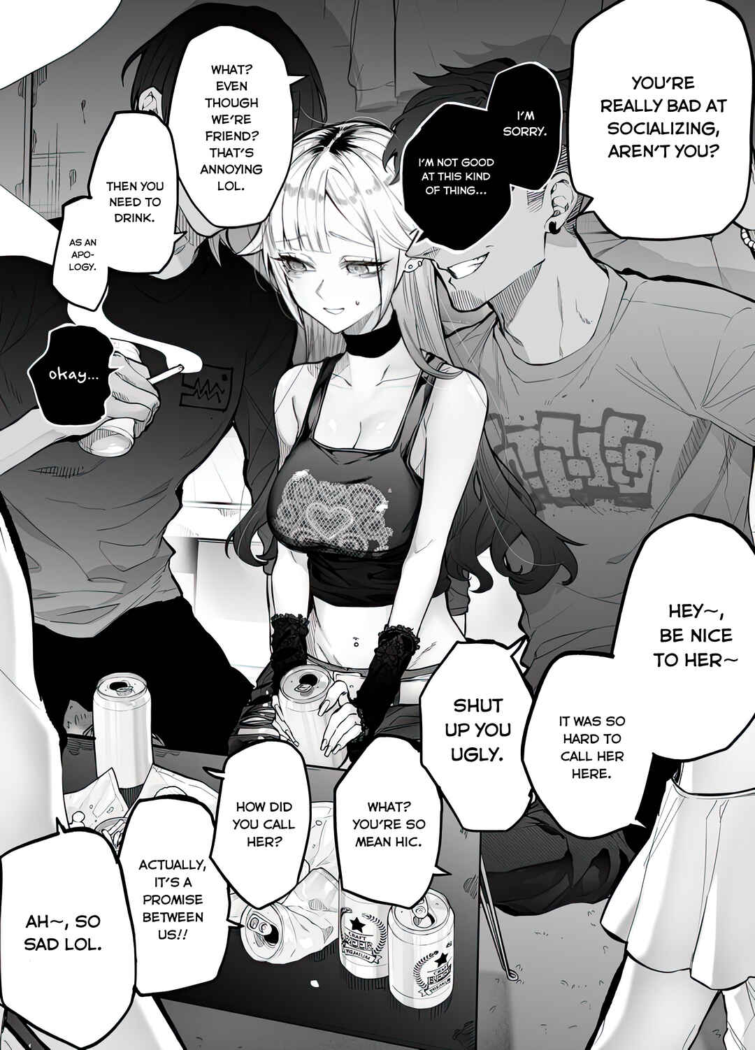 Page 1 Chapter 2 Namaiki na Gyaru Ane o Ore no Houhou de Wakaraseru Koto ni Shita Hi