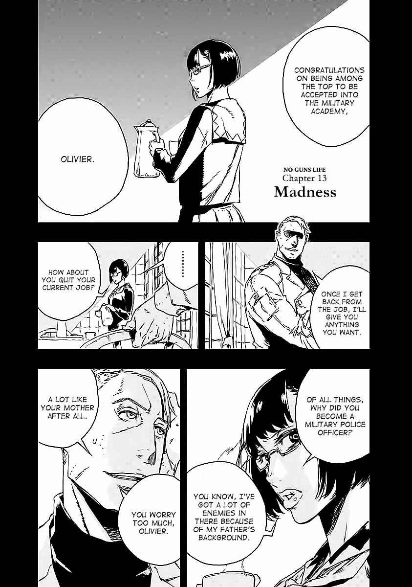 Page 1 Chapter 13 No Guns Life