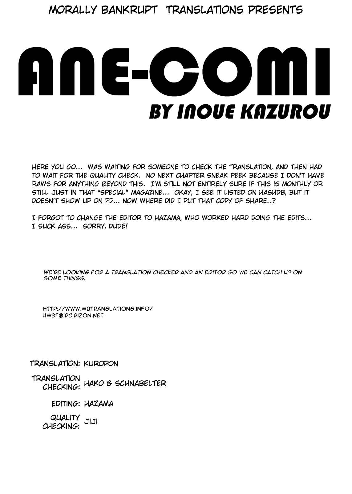 Page 1 Chapter 5 Ane Comi
