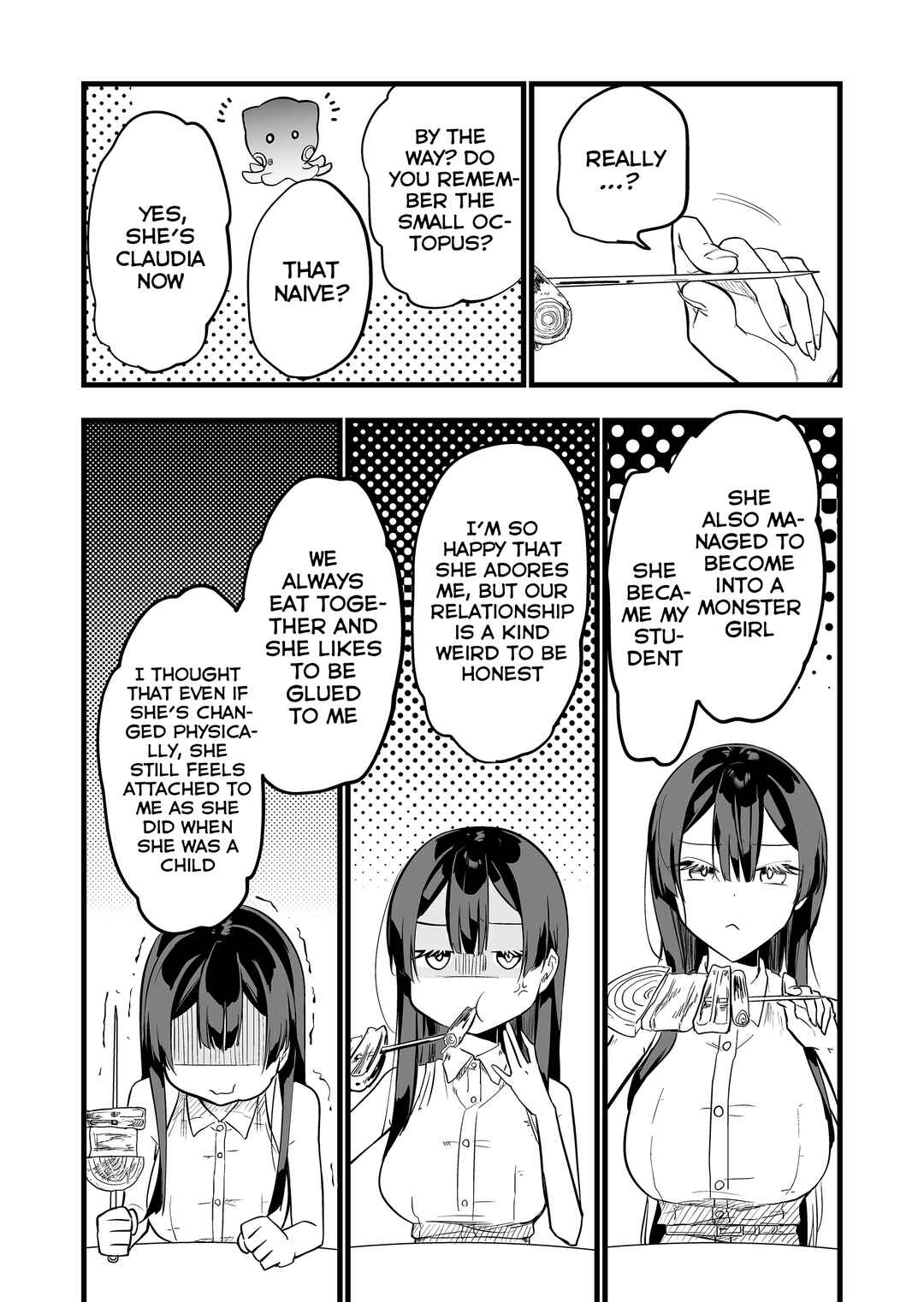 Page 12 Chapter 4 Ano Toki Tasukete Itadaita Monster Musume desu. Isekai Ossan Kyoushi Totsuzen no Moteki ni Konwaku suru