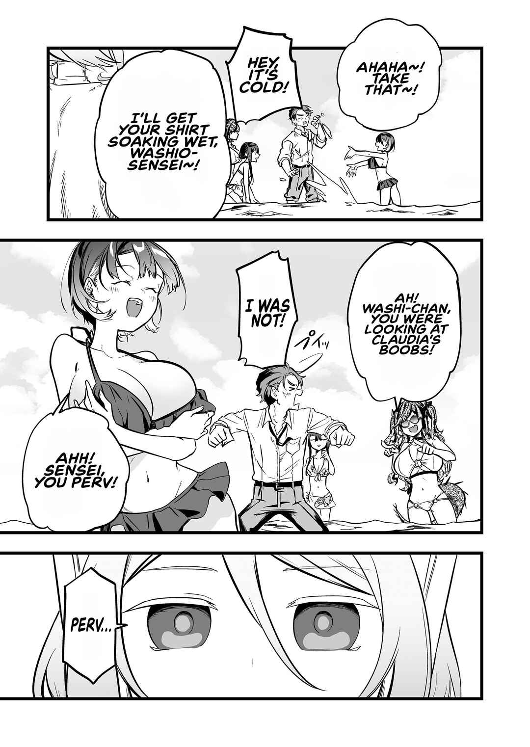 Page 1 Chapter 45 Ano Toki Tasukete Itadaita Monster Musume desu. Isekai Ossan Kyoushi Totsuzen no Moteki ni Konwaku suru