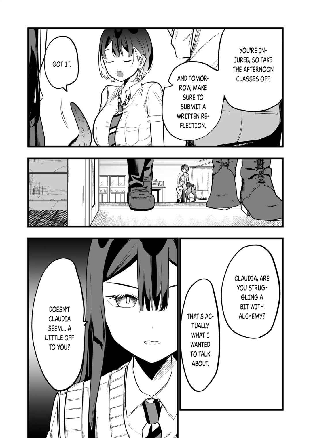 Page 4 Chapter 28 Ano Toki Tasukete Itadaita Monster Musume desu. Isekai Ossan Kyoushi Totsuzen no Moteki ni Konwaku suru
