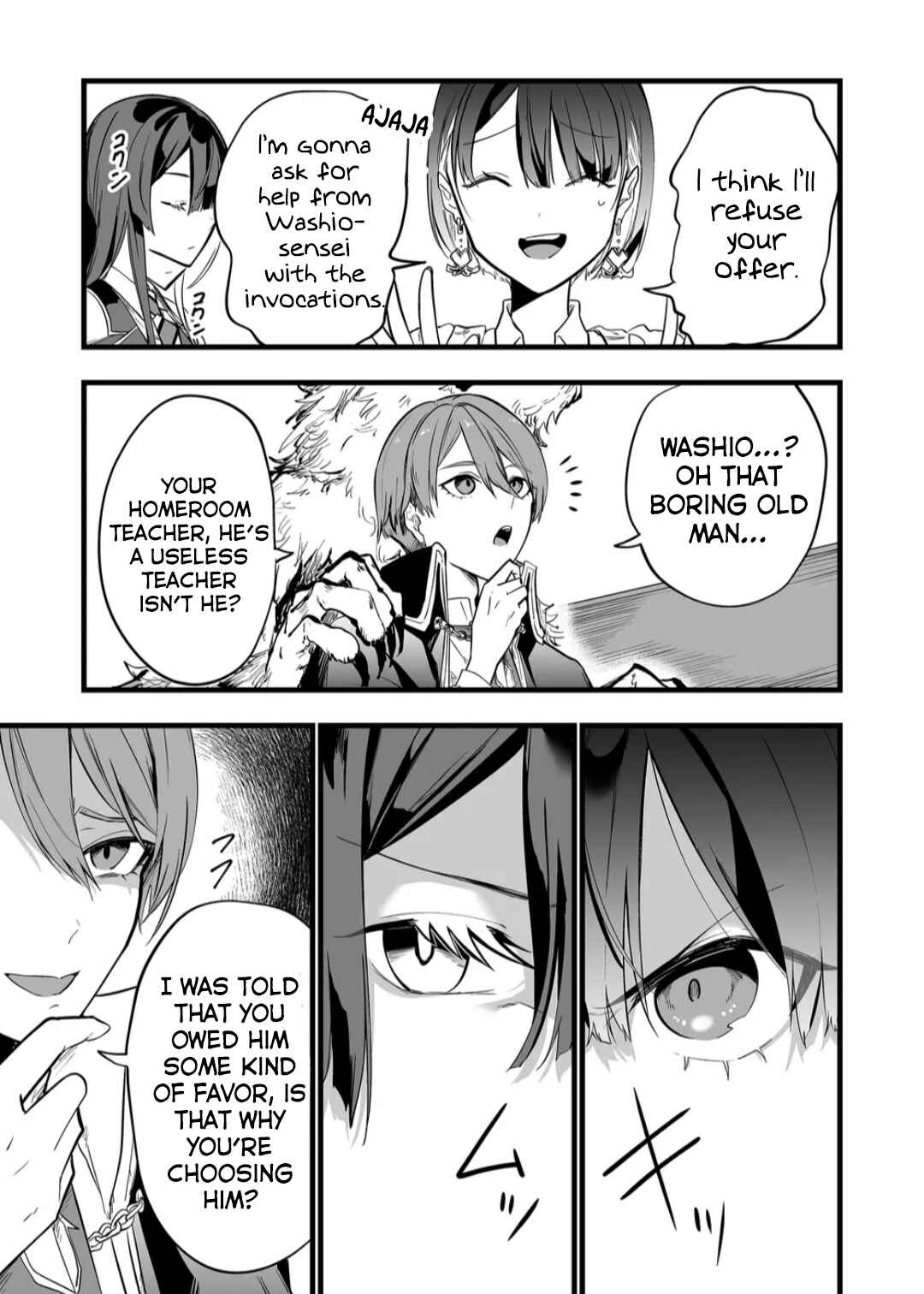 Page 12 Chapter 8 Ano Toki Tasukete Itadaita Monster Musume desu. Isekai Ossan Kyoushi Totsuzen no Moteki ni Konwaku suru