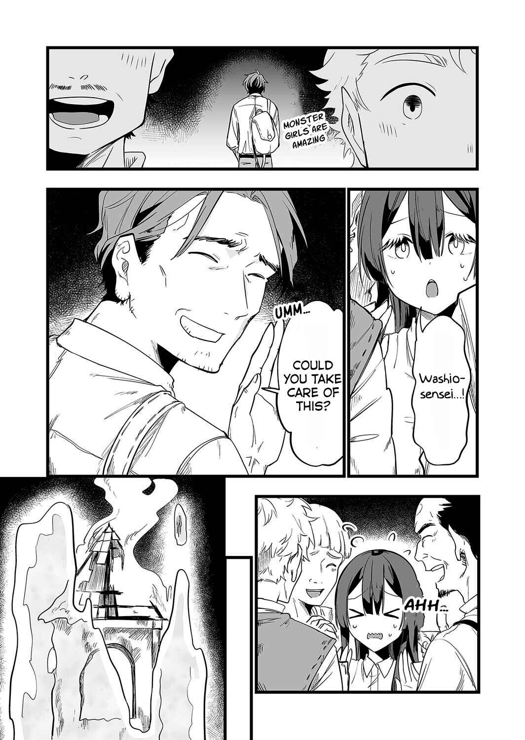 Page 8 Chapter 6 Ano Toki Tasukete Itadaita Monster Musume desu. Isekai Ossan Kyoushi Totsuzen no Moteki ni Konwaku suru