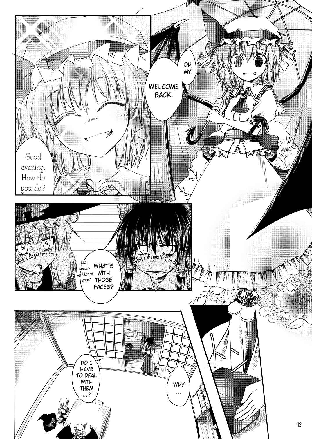 Page 10 Chapter Unknown_ffa7 Touhou - Kaze ga Otoshita Kajitsu no You na (Doujinshi)