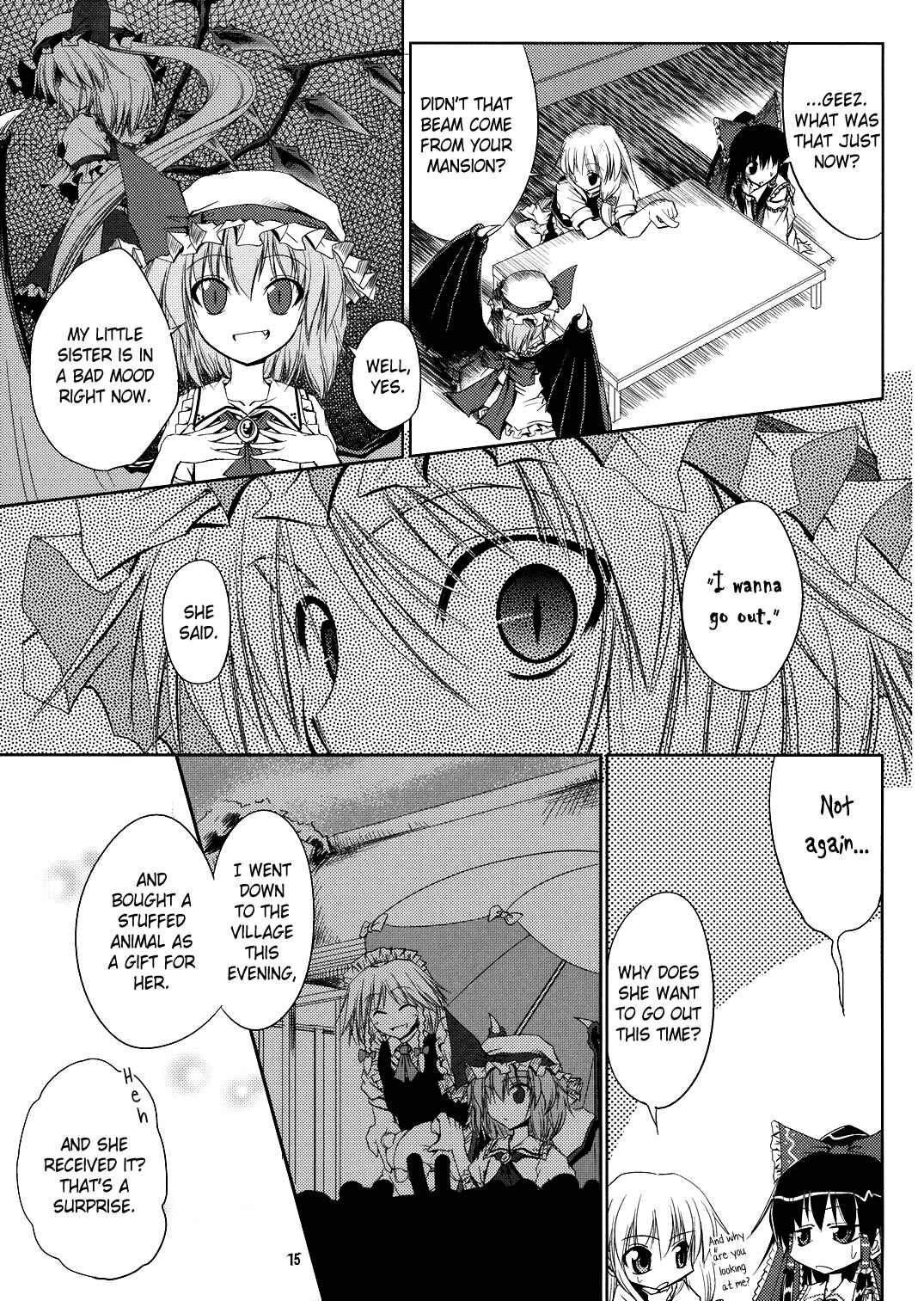 Page 13 Chapter Unknown_ffa7 Touhou - Kaze ga Otoshita Kajitsu no You na (Doujinshi)