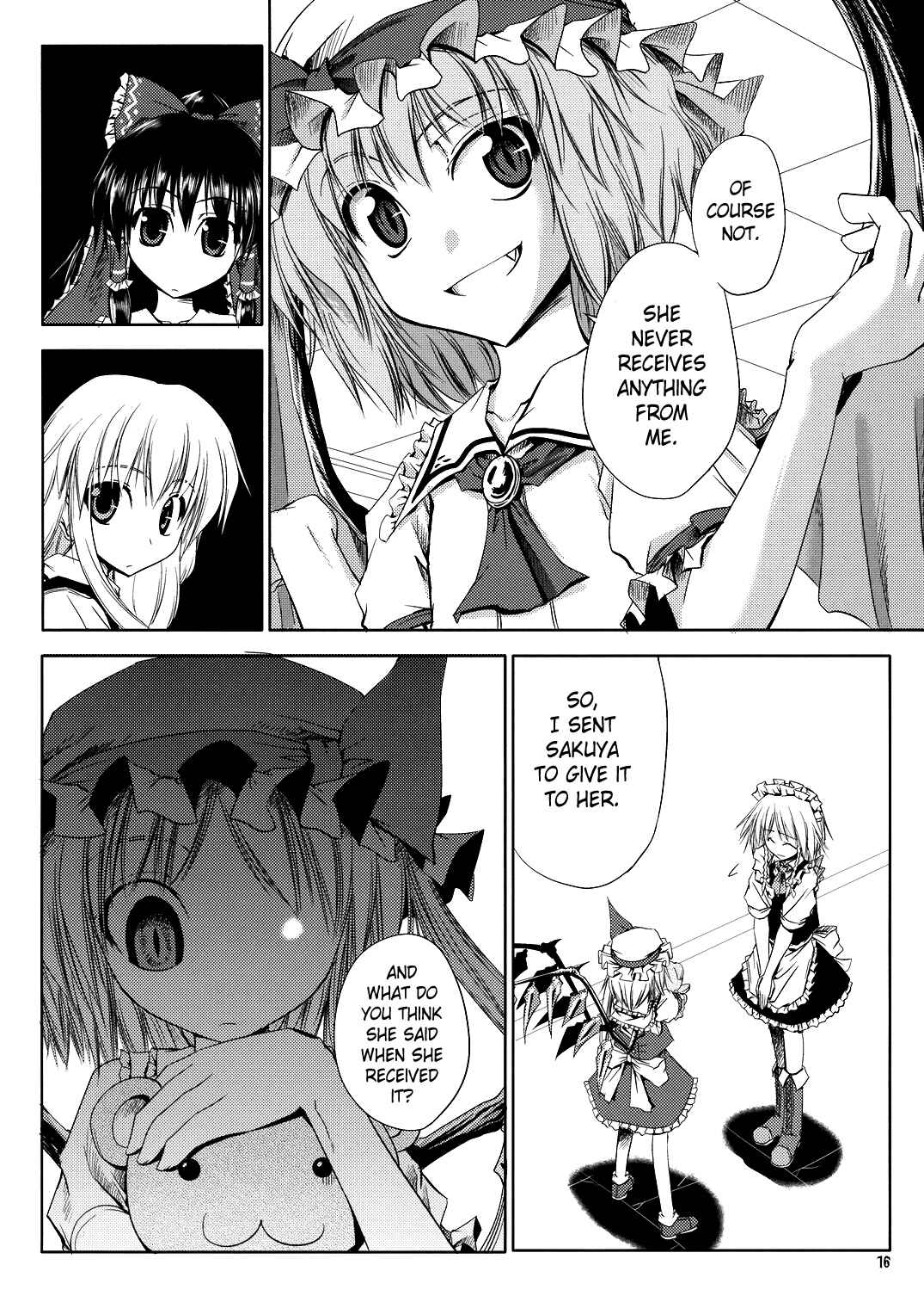 Page 14 Chapter Unknown_ffa7 Touhou - Kaze ga Otoshita Kajitsu no You na (Doujinshi)