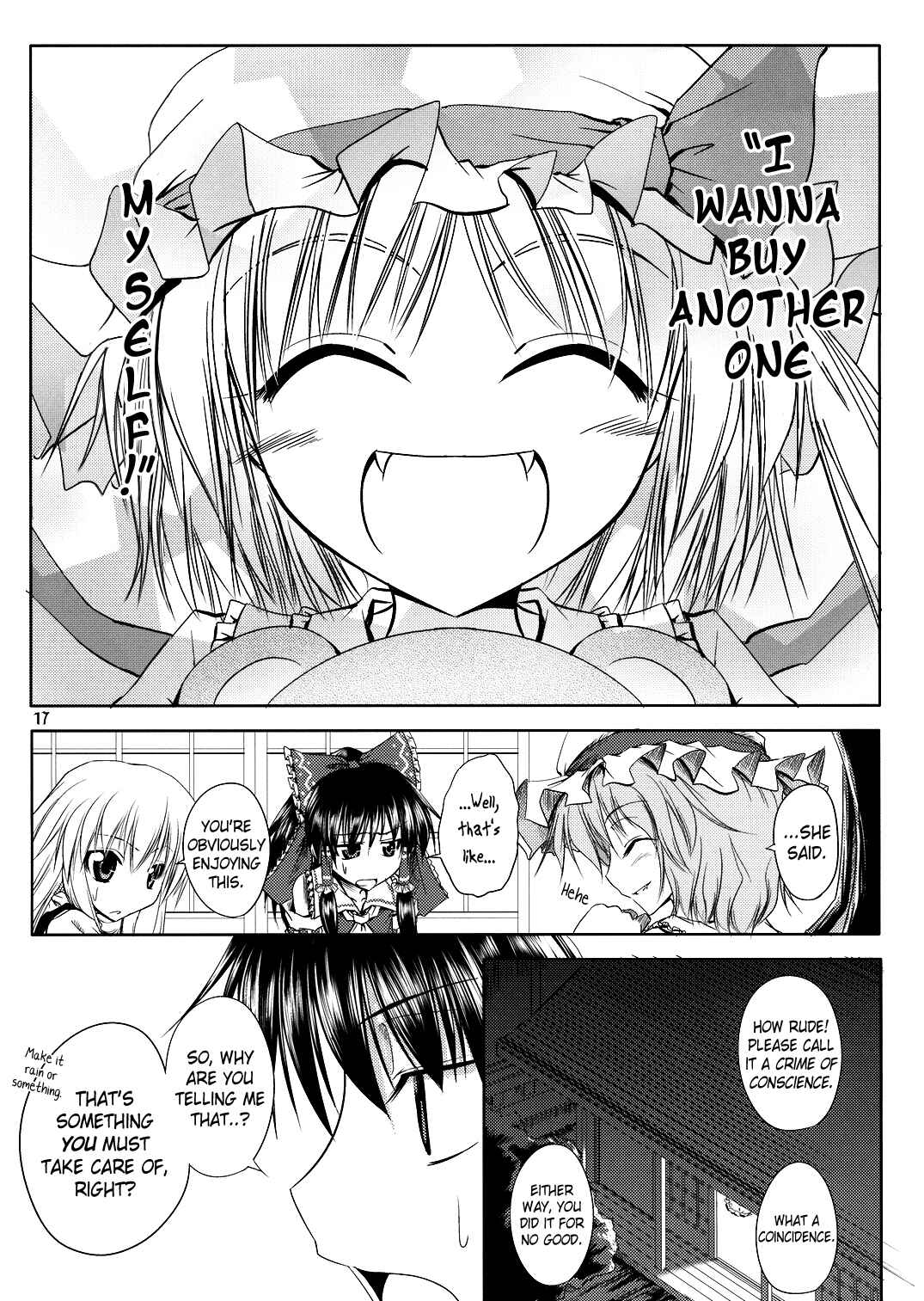 Page 15 Chapter Unknown_ffa7 Touhou - Kaze ga Otoshita Kajitsu no You na (Doujinshi)