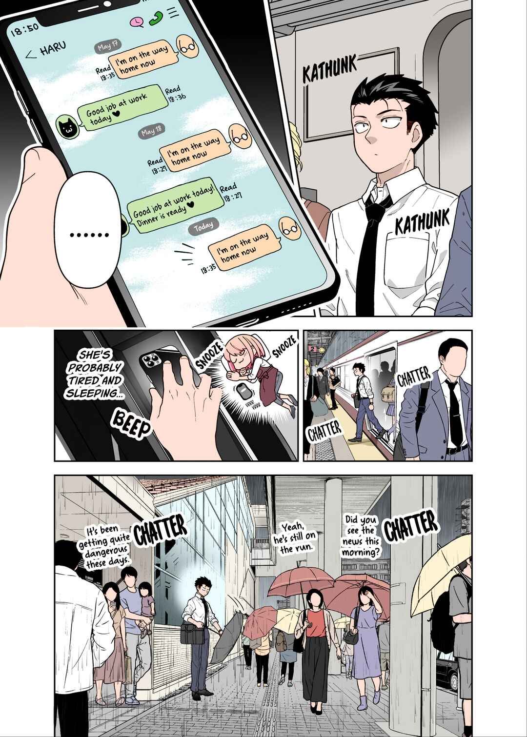 Page 1 Chapter 9 Gokugoku Futsuu no Fuufu no Hanashi (Fan Colored)