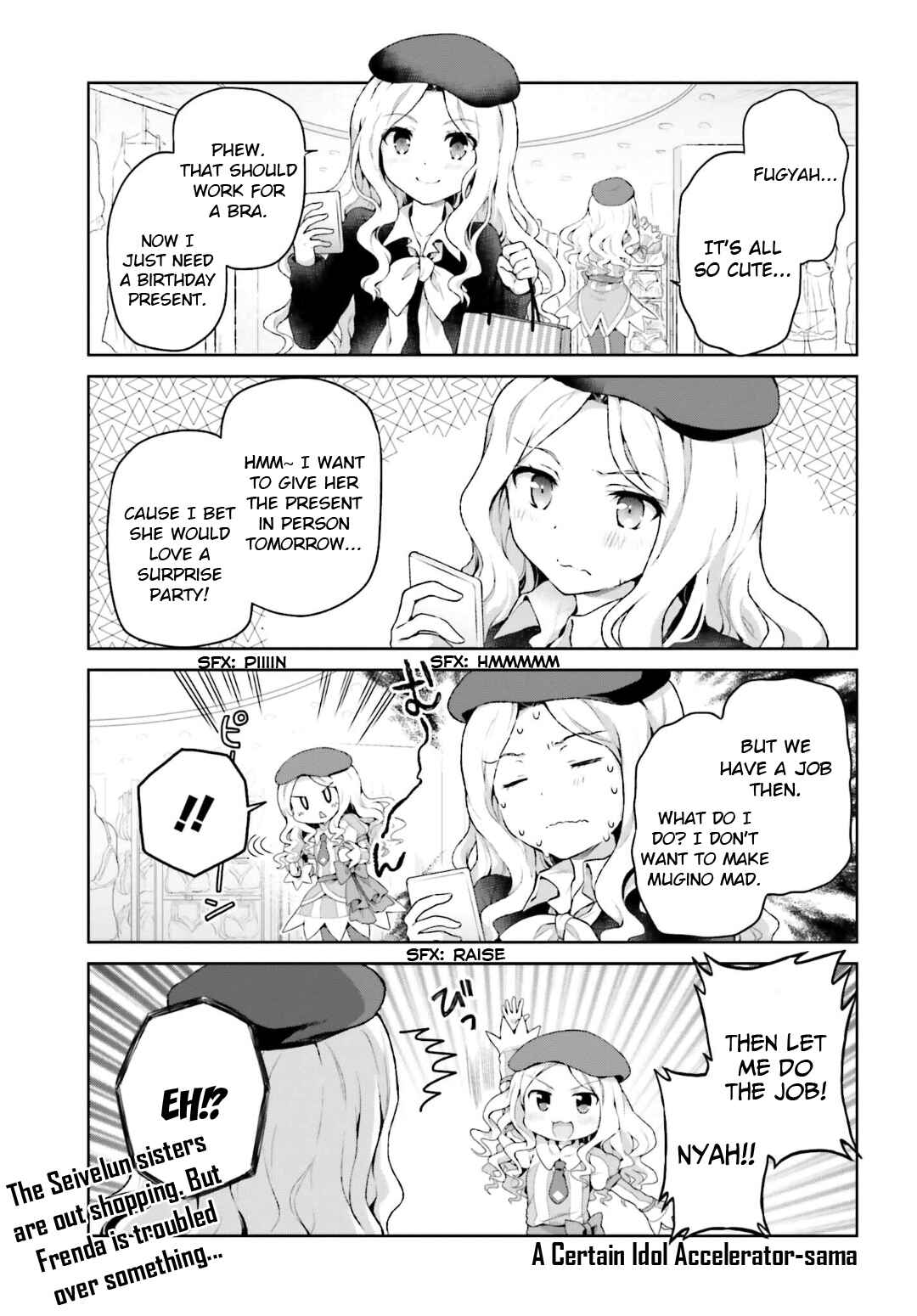 Page 1 Chapter 25 Toaru Idol no Accelerator-sama