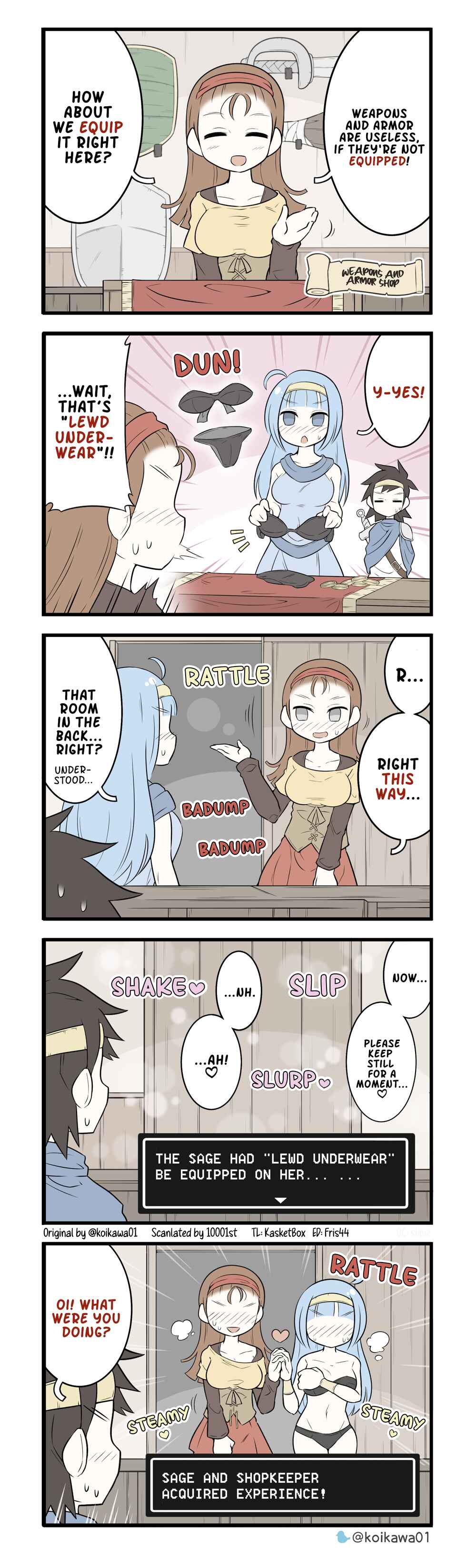 Page 1 Chapter Unknown_910c NPC Kuesuto Soubisasete Ageyou