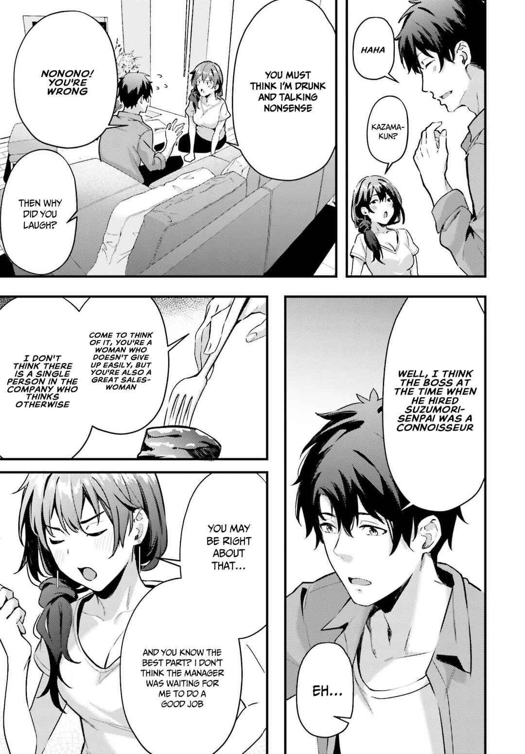 Page 13 Chapter 5 Kamatte Shinsotsu-chan ga Maikai Sasottekuru