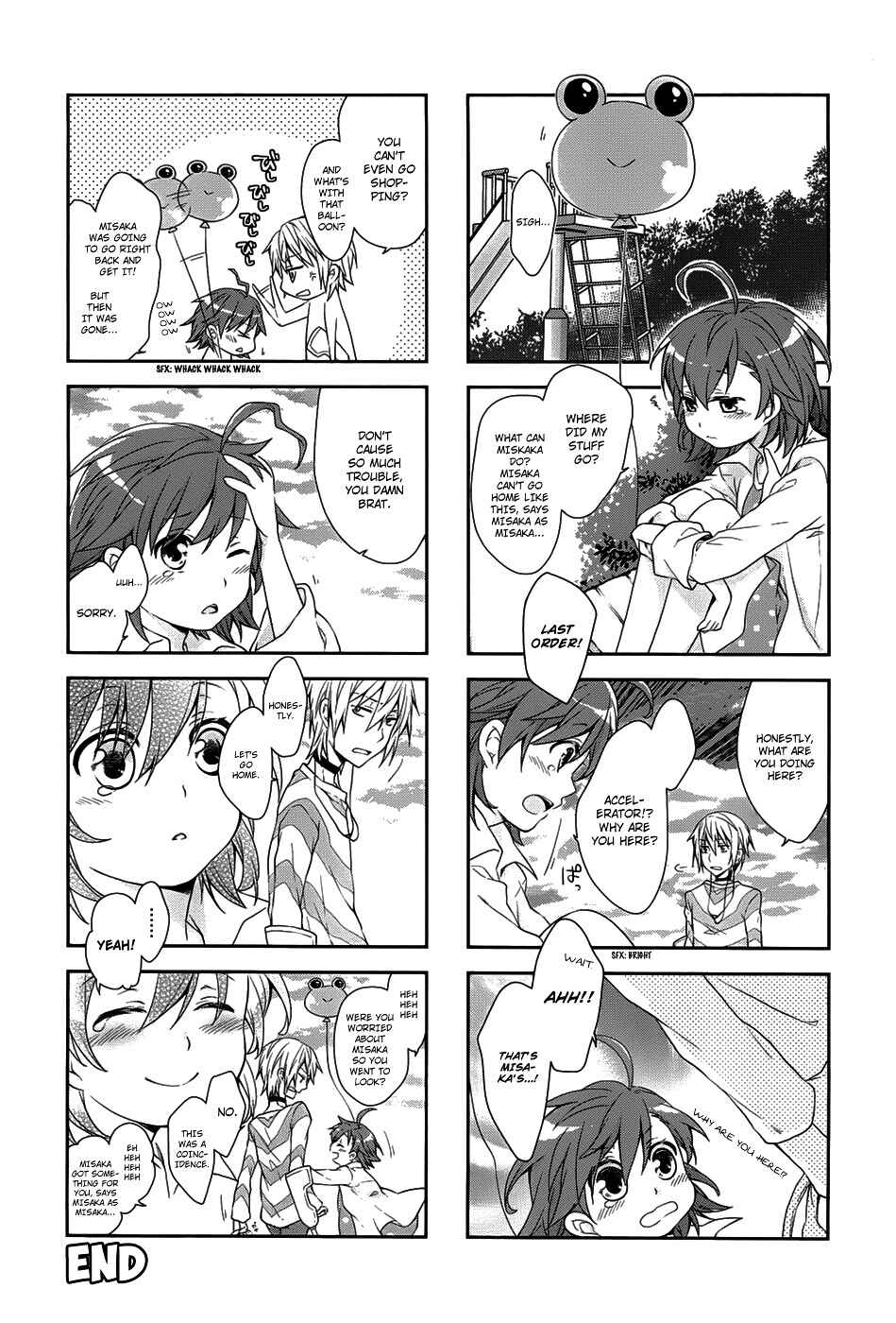 Page 10 Chapter 15 4-koma Koushiki Anthology - Toaru Kagaku no Railgun x Toaru Majutsu no Index
