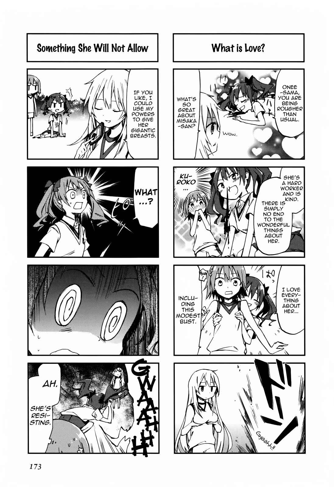 Page 5 Chapter 26 4-koma Koushiki Anthology - Toaru Kagaku no Railgun x Toaru Majutsu no Index