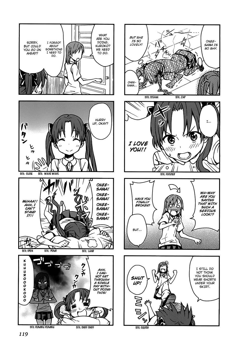 Page 6 Chapter 16 4-koma Koushiki Anthology - Toaru Kagaku no Railgun x Toaru Majutsu no Index