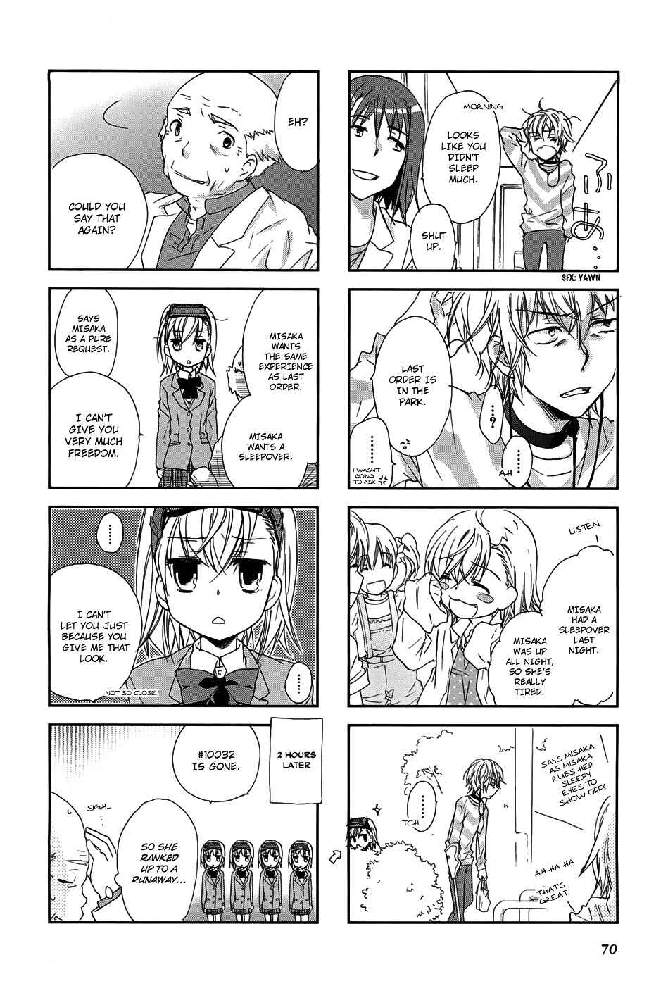 Page 5 Chapter 10 4-koma Koushiki Anthology - Toaru Kagaku no Railgun x Toaru Majutsu no Index