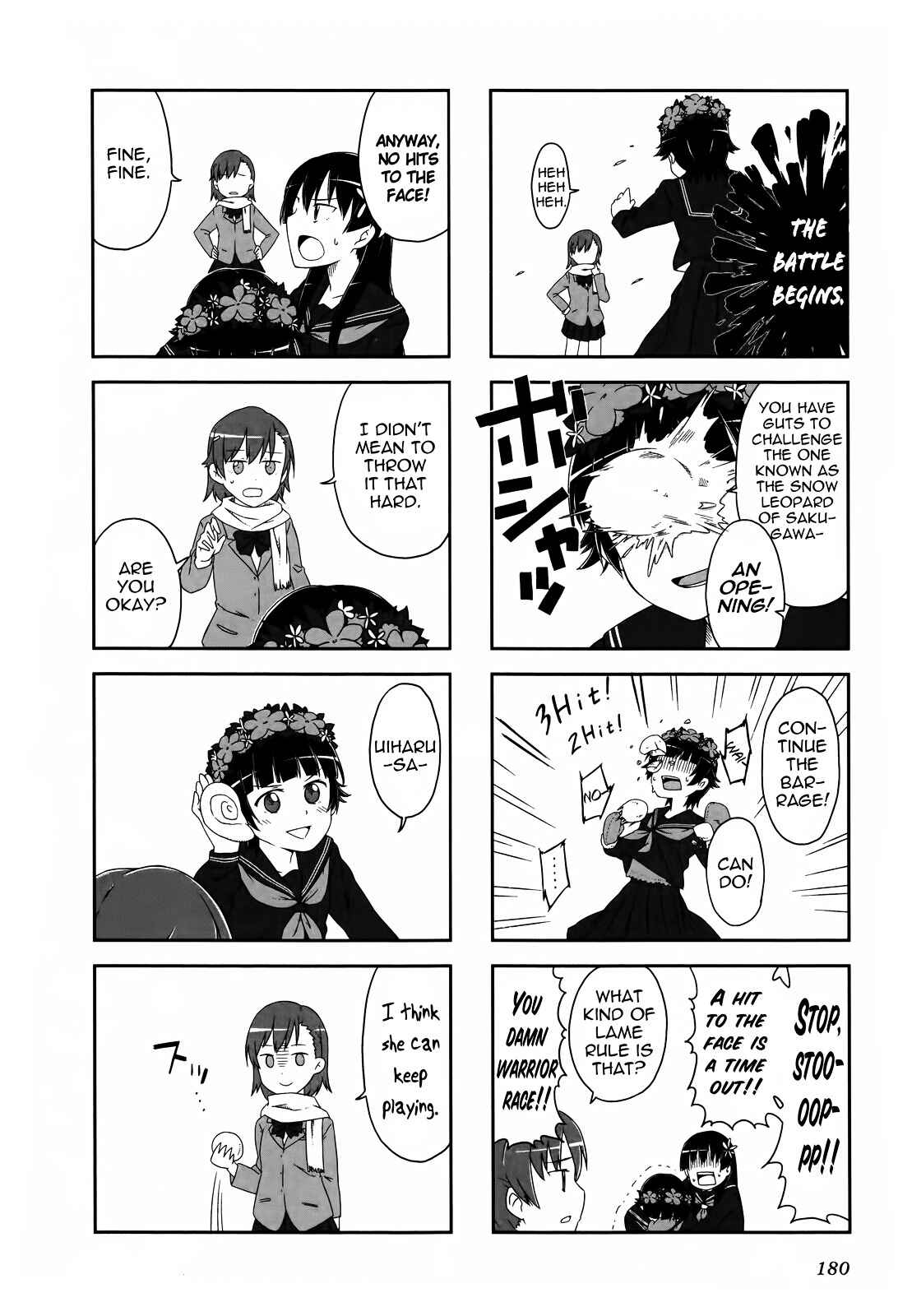Page 6 Chapter 27 4-koma Koushiki Anthology - Toaru Kagaku no Railgun x Toaru Majutsu no Index