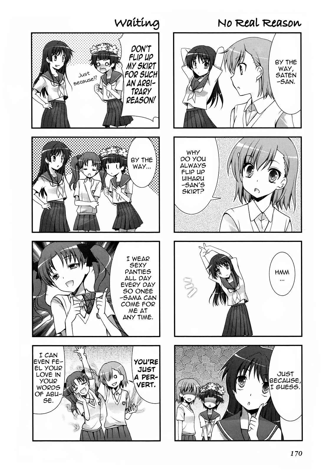 Page 4 Chapter 20 4-koma Koushiki Anthology - Toaru Kagaku no Railgun x Toaru Majutsu no Index