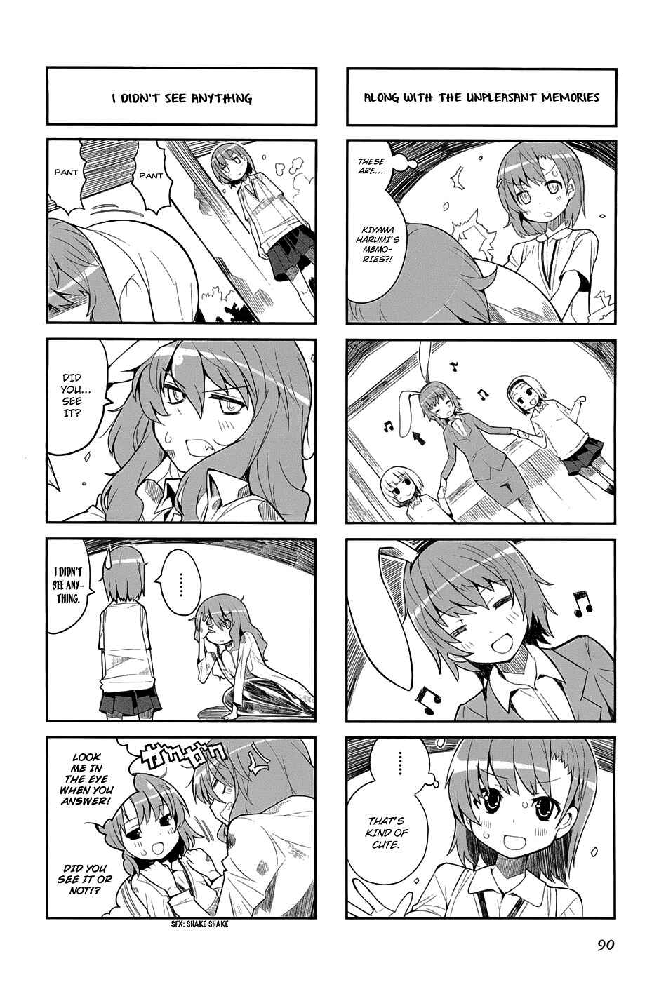 Page 9 Chapter 12 4-koma Koushiki Anthology - Toaru Kagaku no Railgun x Toaru Majutsu no Index