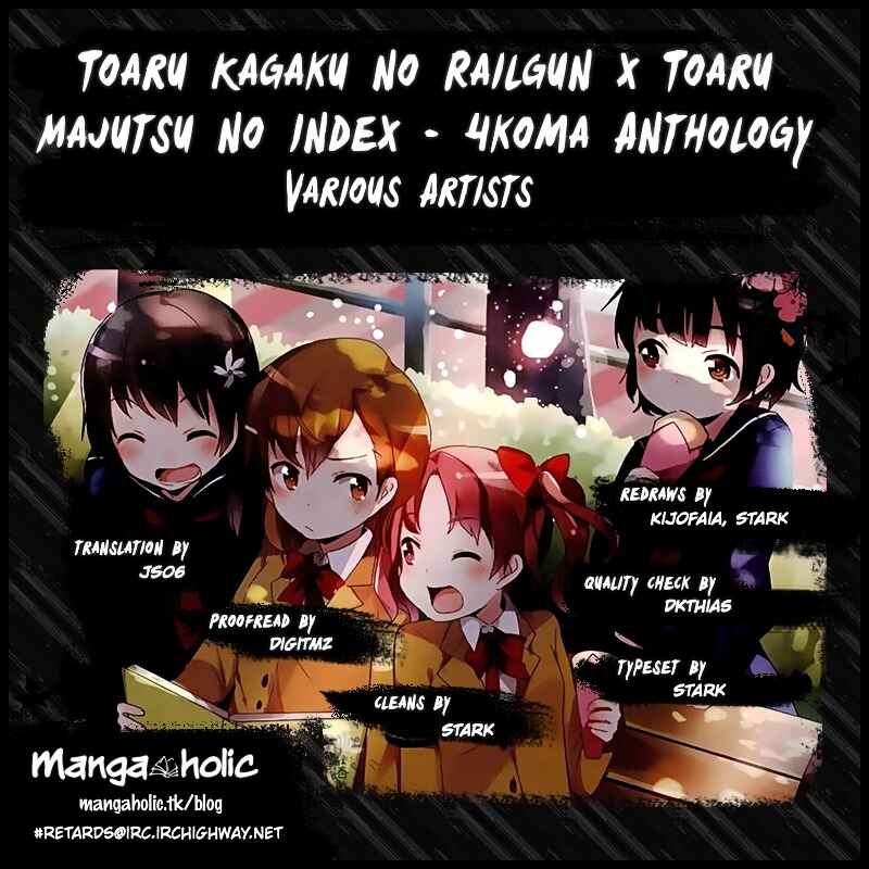Page 2 Chapter 13 4-koma Koushiki Anthology - Toaru Kagaku no Railgun x Toaru Majutsu no Index