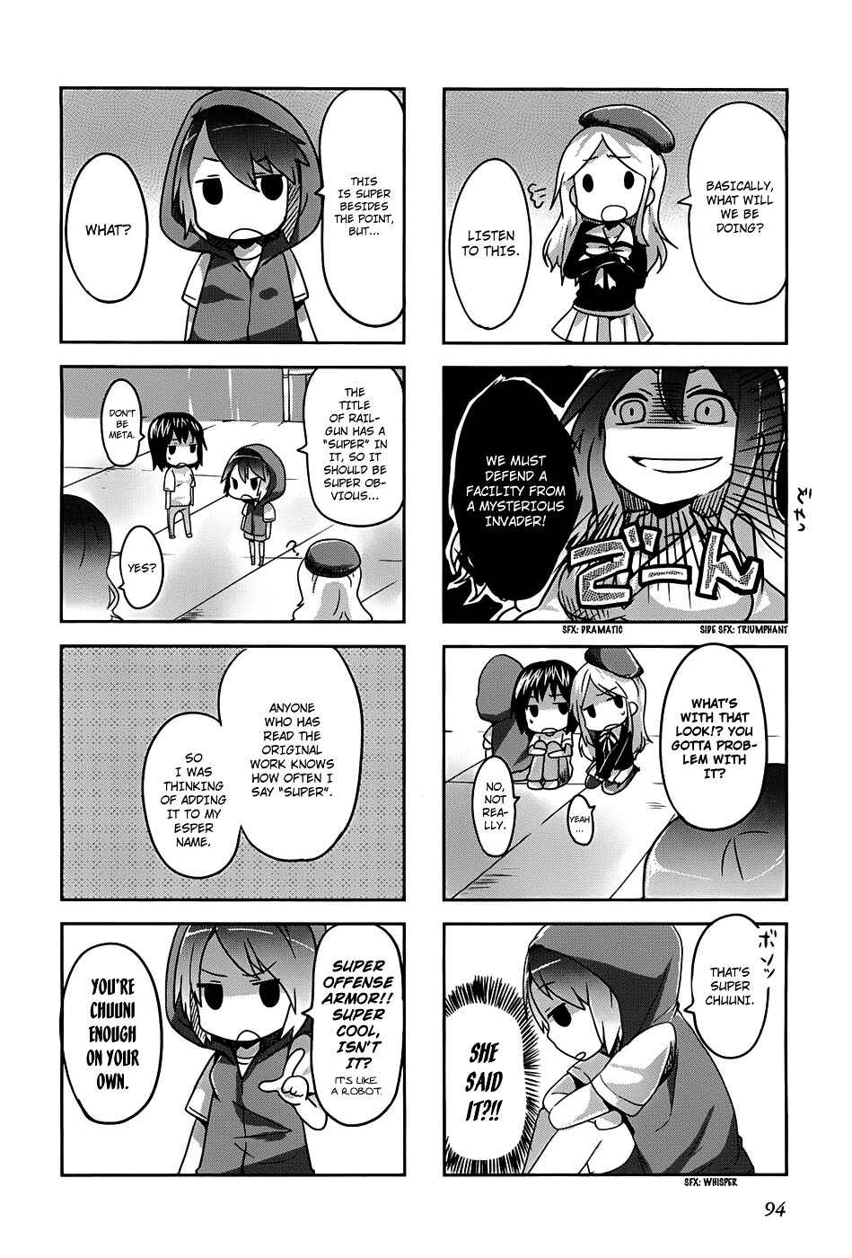 Page 5 Chapter 13 4-koma Koushiki Anthology - Toaru Kagaku no Railgun x Toaru Majutsu no Index