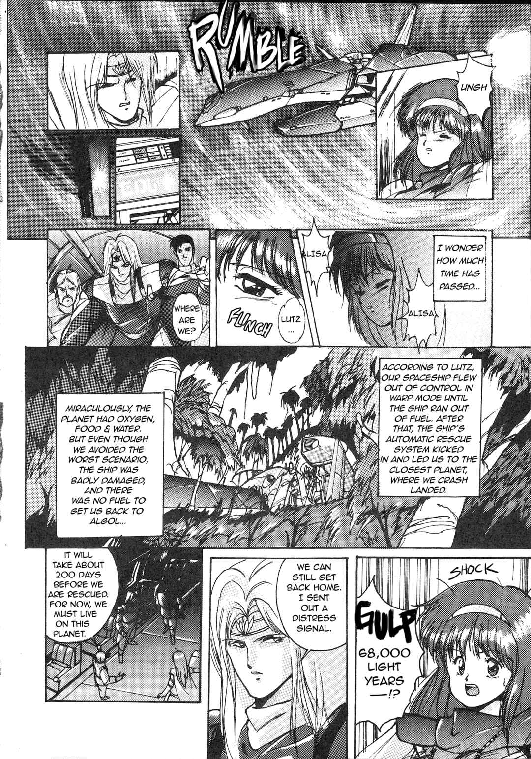 Page 4 Chapter 1 Phantasy Star: Outside Saga