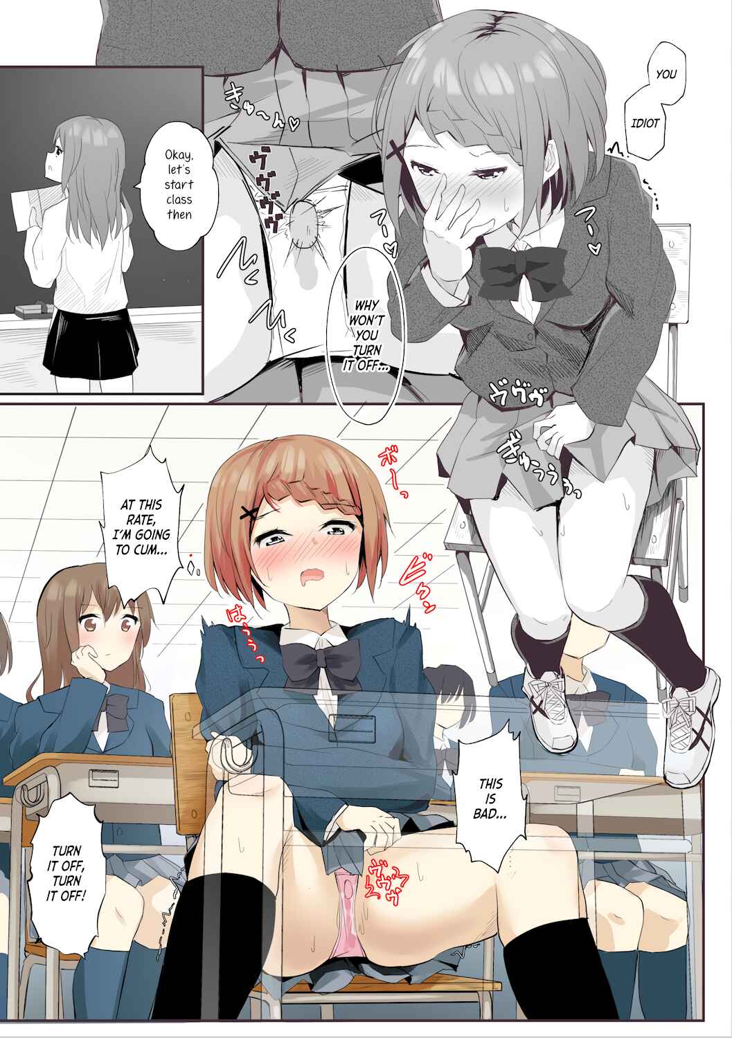Page 8 Chapter Unknown_c308 A Story About Tied Up Lesbian Sex in Return for Vibrator Play in the Middle of Class