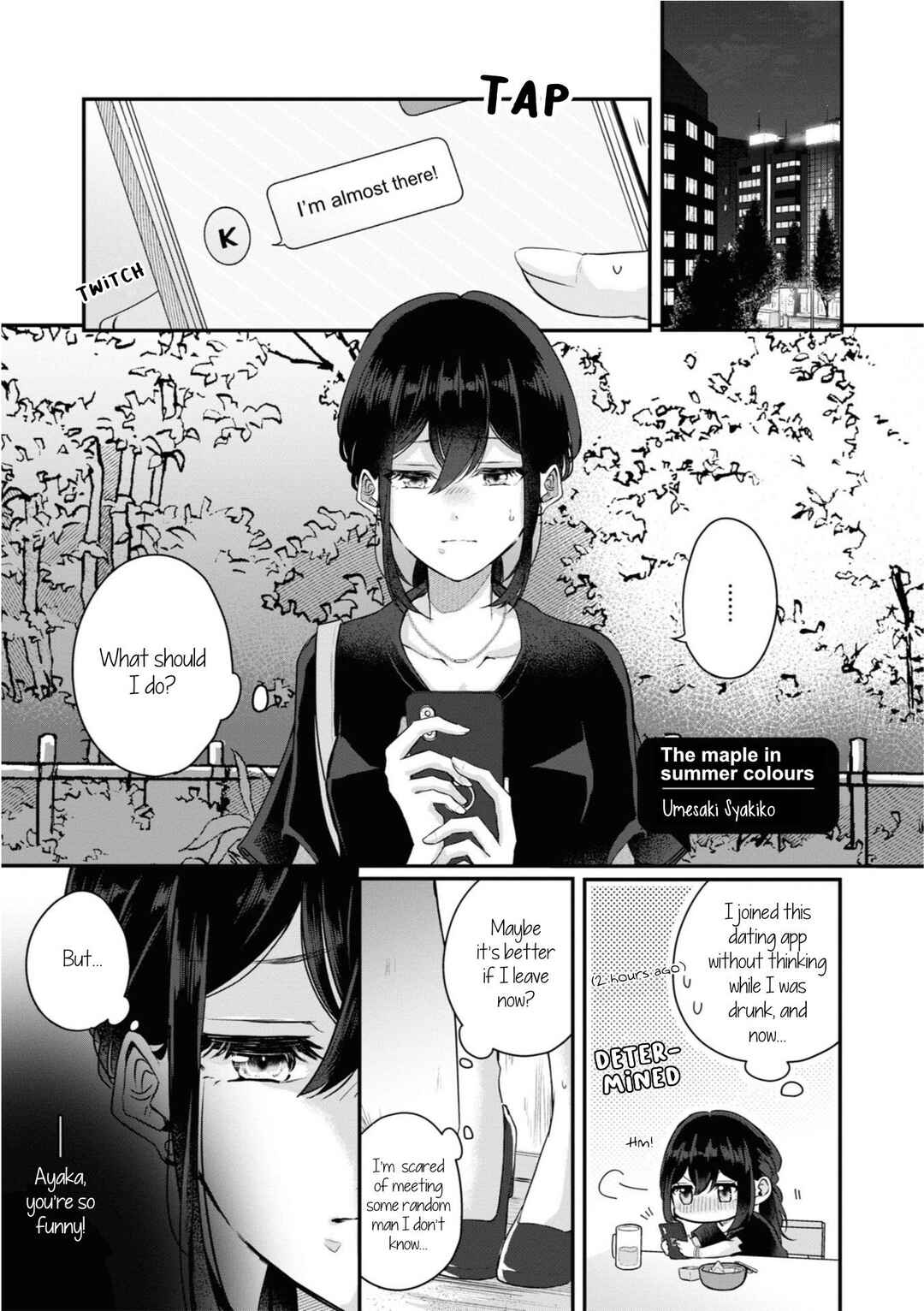 Page 1 Chapter 3 Matching App Yuri Anthology