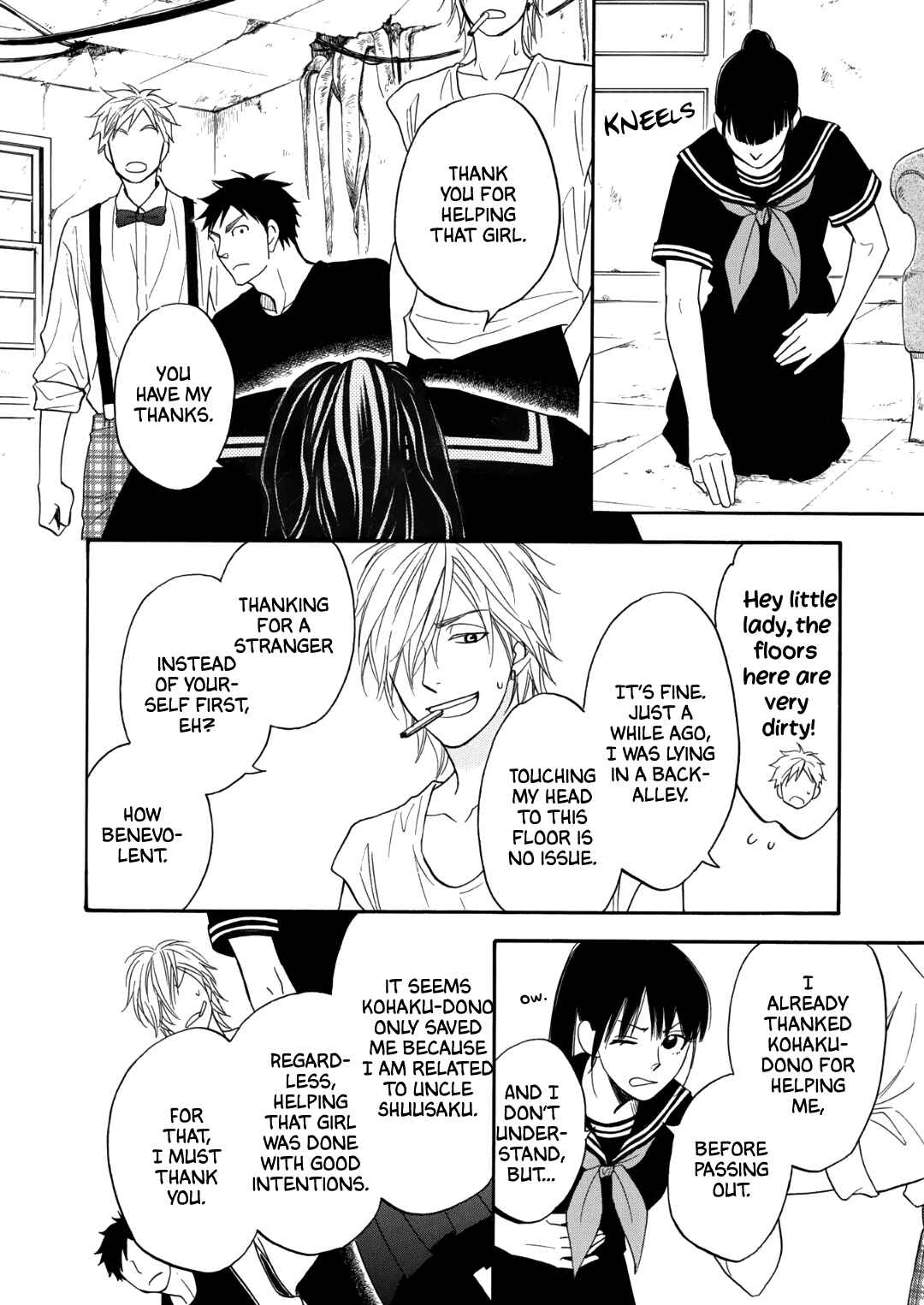 Page 22 Chapter 2 Nettai Deracine Houshokuten