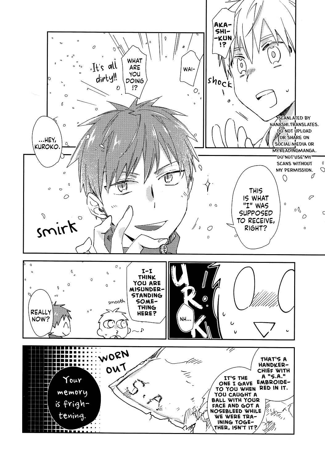 Page 13 Chapter Unknown_0af1 Kuroko no Basket - Sakurasaku Jinx (Doujinshi)