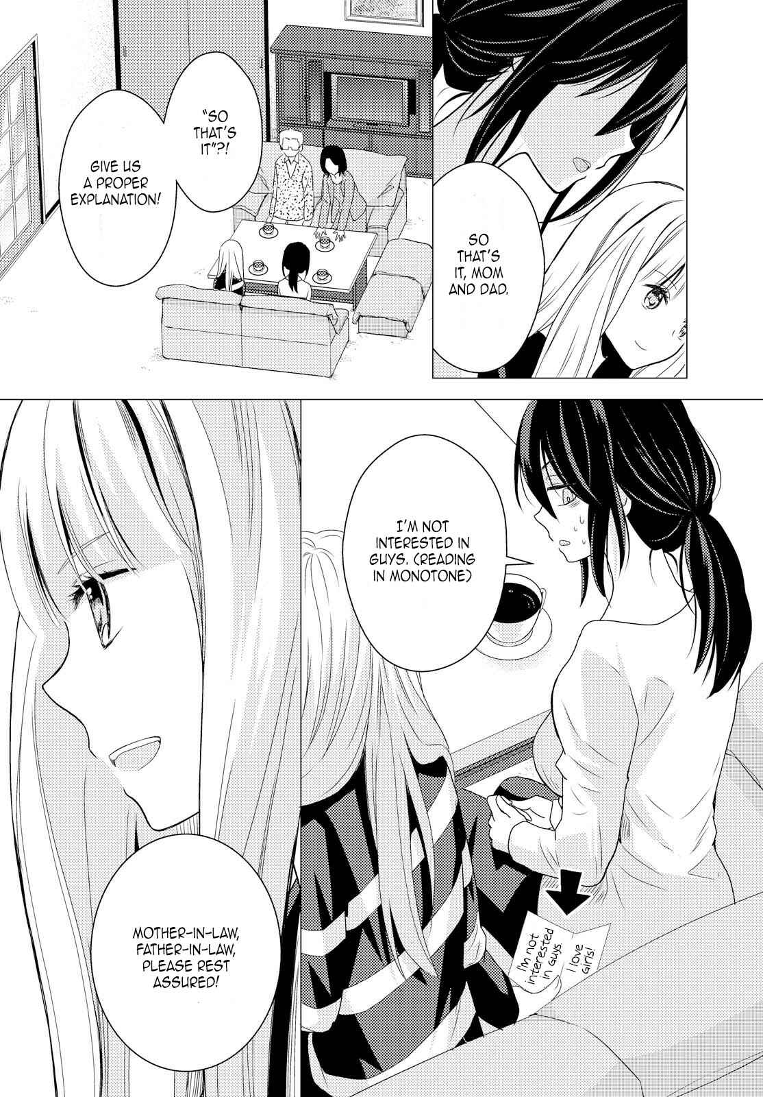 Page 10 Chapter 1 Oya ga Urusai node Kouhai (♀) to Gisou Kekkon Shitemita