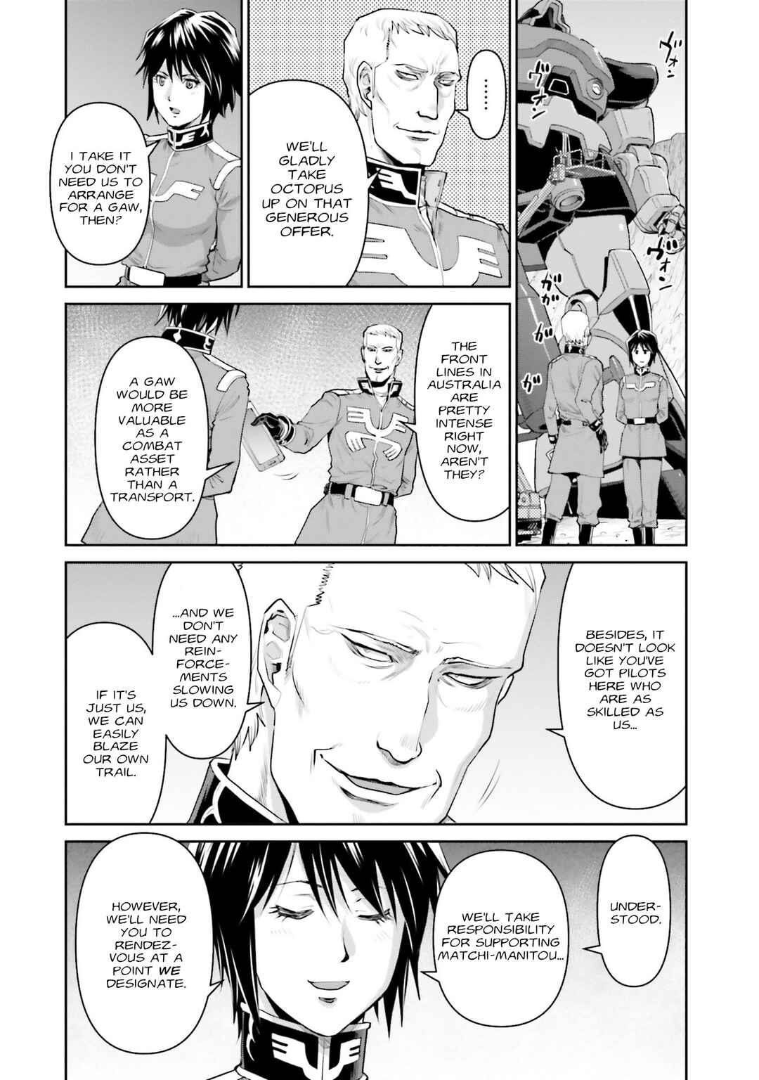 Page 16 Chapter 11 Mobile Suit Gundam Ground Zero - Rise from the Ashes