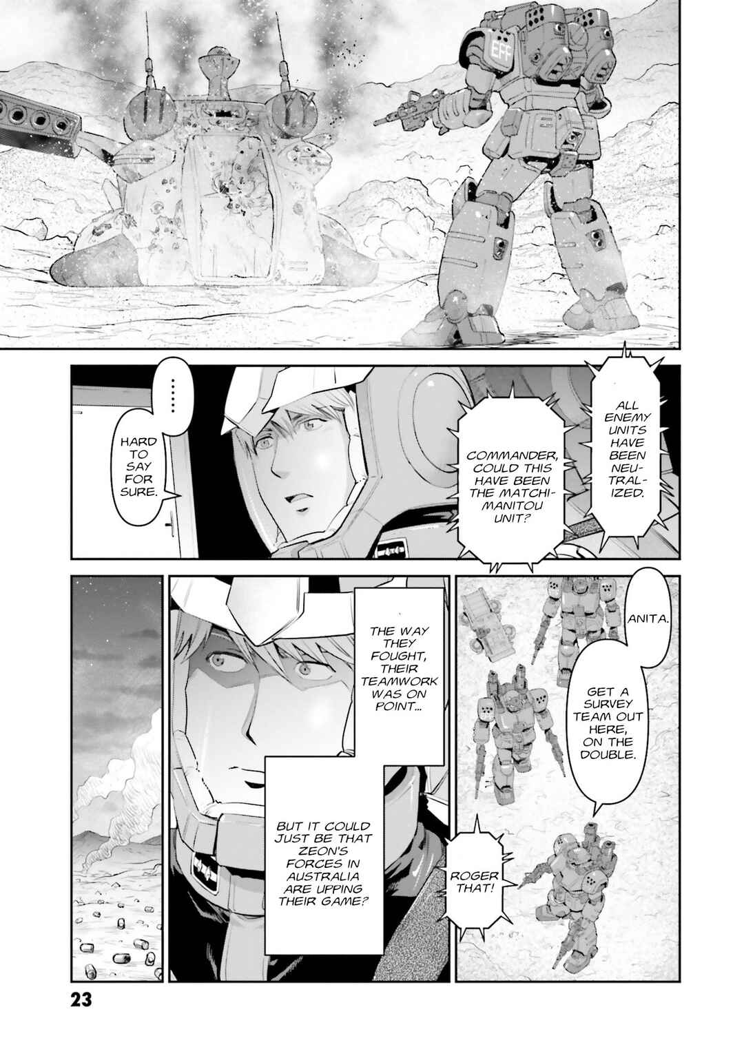 Page 23 Chapter 11 Mobile Suit Gundam Ground Zero - Rise from the Ashes