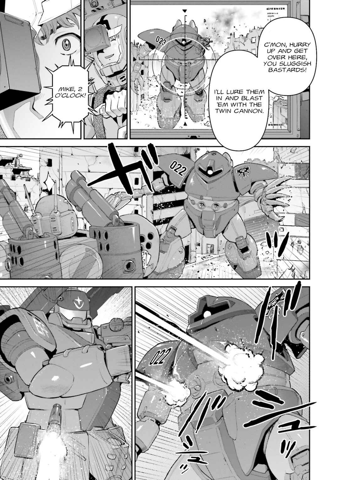 Page 9 Chapter 10 Mobile Suit Gundam Ground Zero - Rise from the Ashes