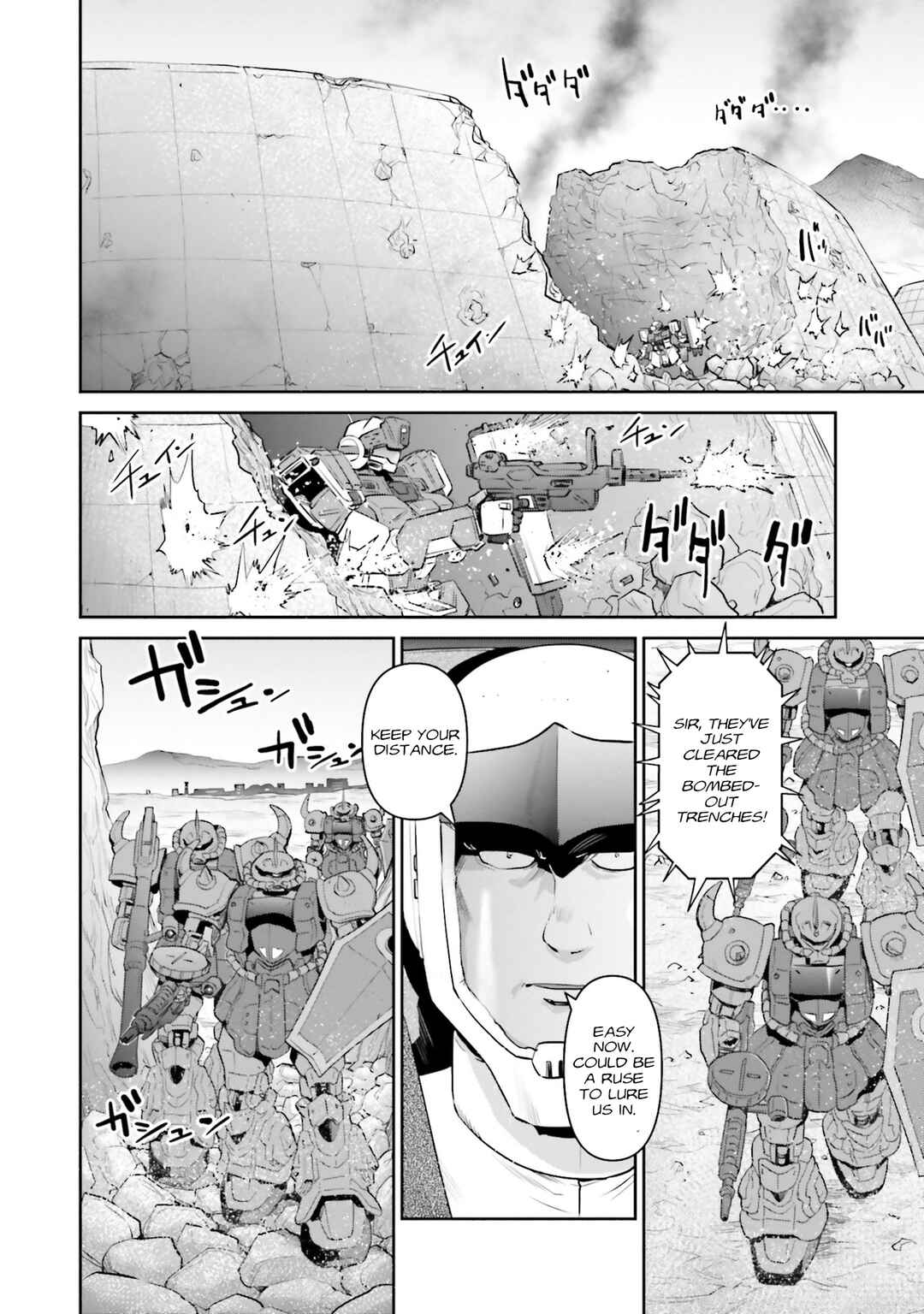 Page 10 Chapter 18 Mobile Suit Gundam Ground Zero - Rise from the Ashes