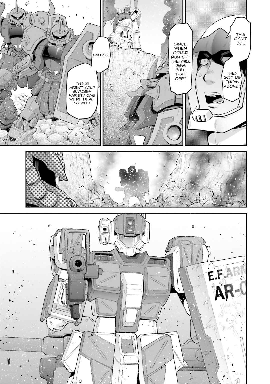 Page 13 Chapter 18 Mobile Suit Gundam Ground Zero - Rise from the Ashes