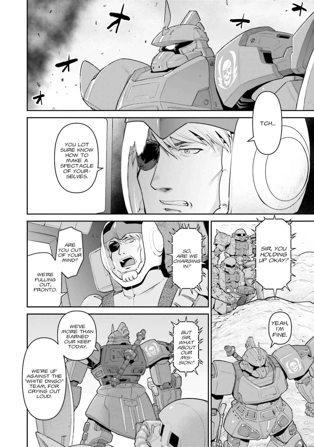 Page 18 Chapter 14 Mobile Suit Gundam Ground Zero - Rise from the Ashes