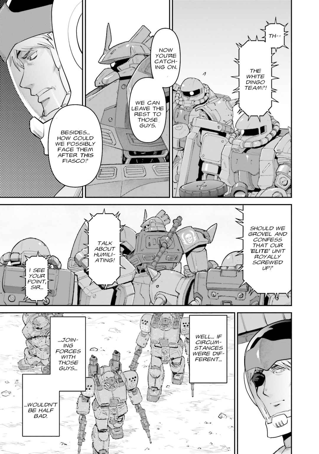 Page 19 Chapter 14 Mobile Suit Gundam Ground Zero - Rise from the Ashes