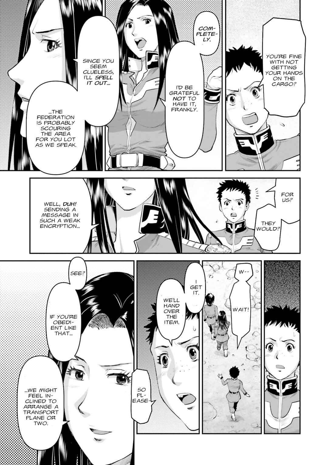 Page 10 Chapter 9 Mobile Suit Gundam Ground Zero - Rise from the Ashes