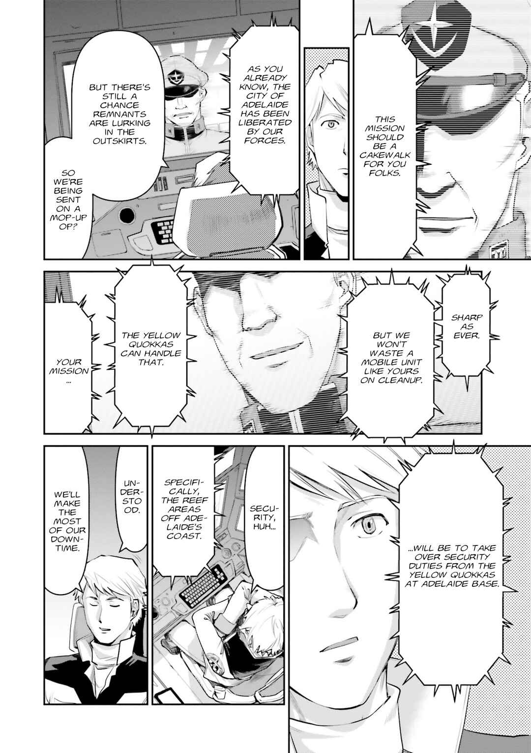 Page 15 Chapter 9 Mobile Suit Gundam Ground Zero - Rise from the Ashes