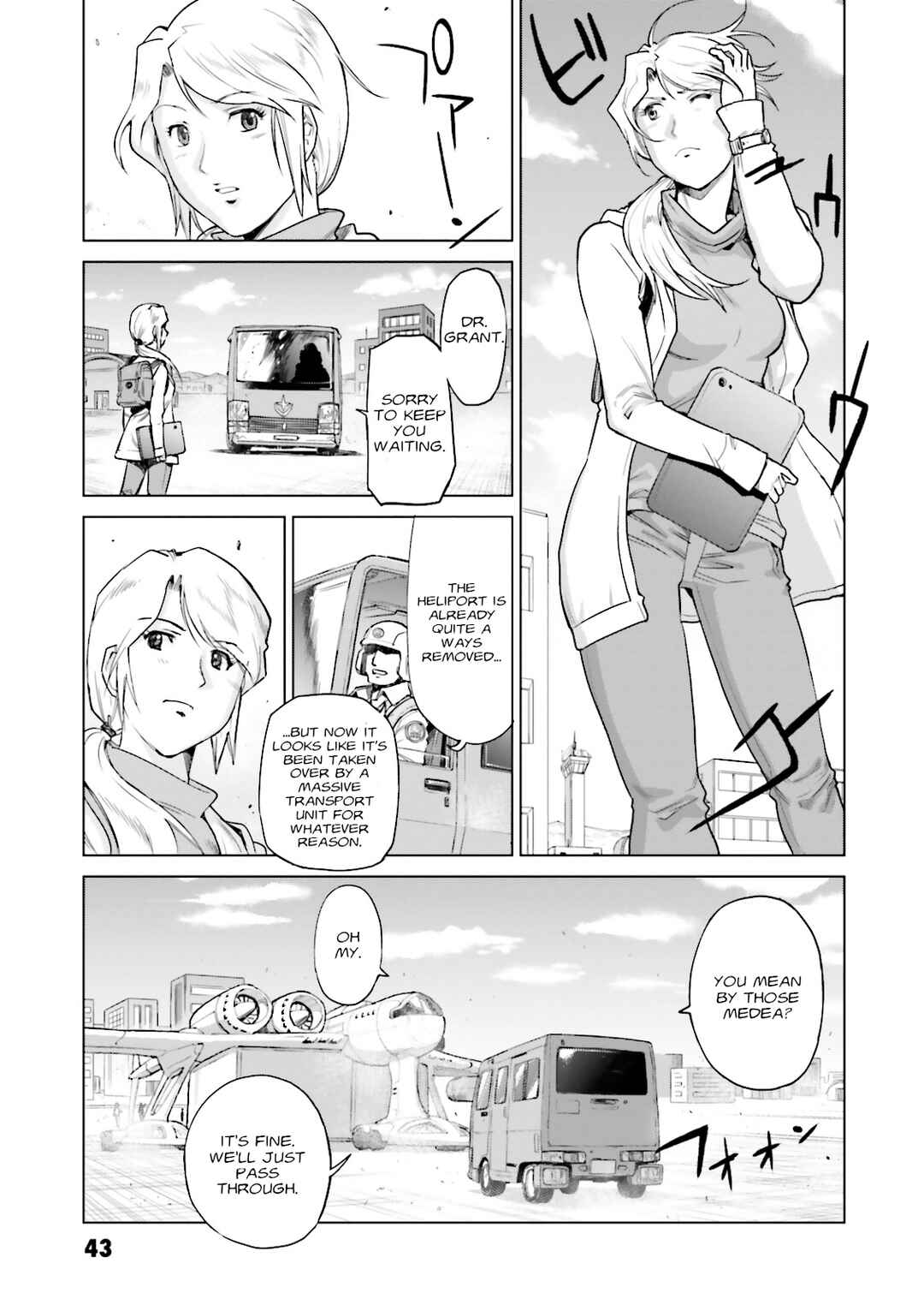 Page 44 Chapter 0 Mobile Suit Gundam Ground Zero - Rise from the Ashes